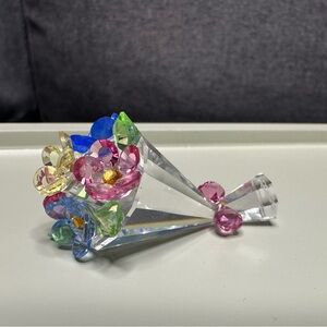 Flower bouquet crystal